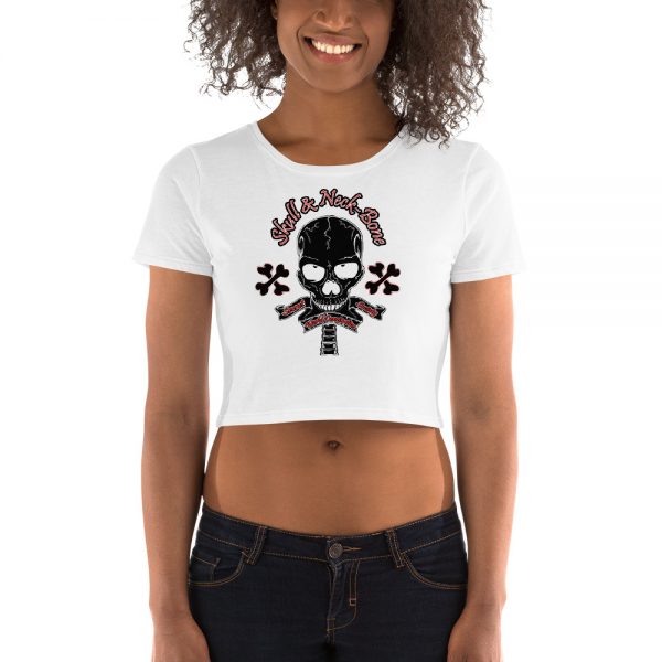 Skull & Neck Bone, Women’s Crop Tee