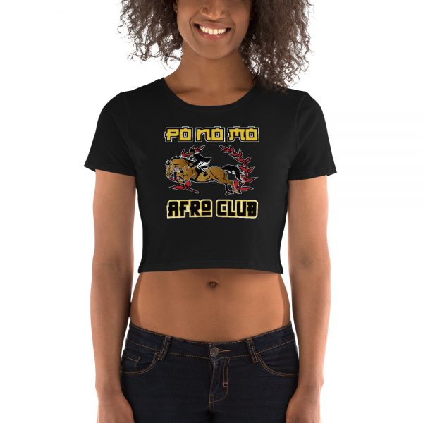 Afro Club, PoNoMo, Women’s Crop Tee