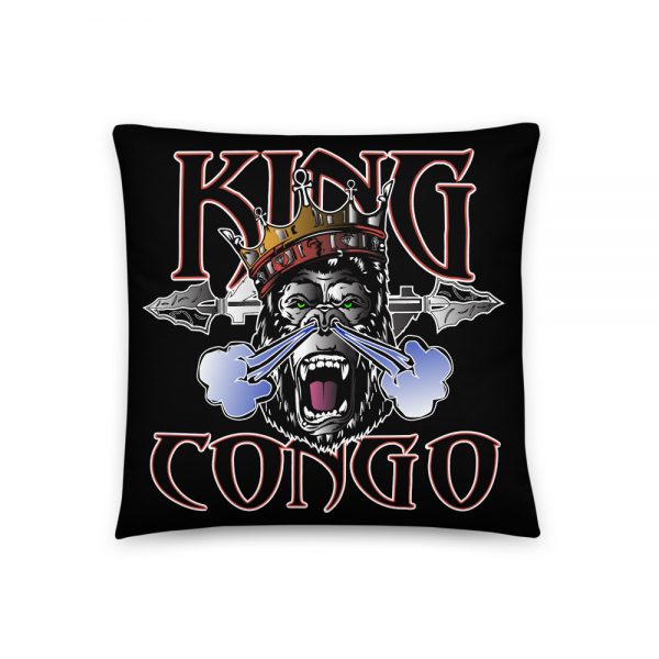 King Congo, Black, Basic Pillow