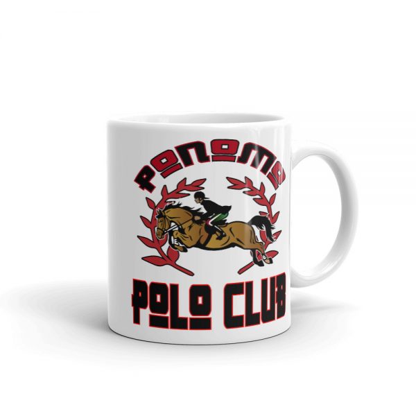 Po-No-Mo Polo Club, White Mug