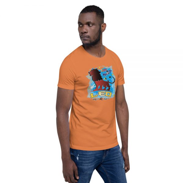 Leo Short-Sleeve Unisex Zodiac T-Shirt