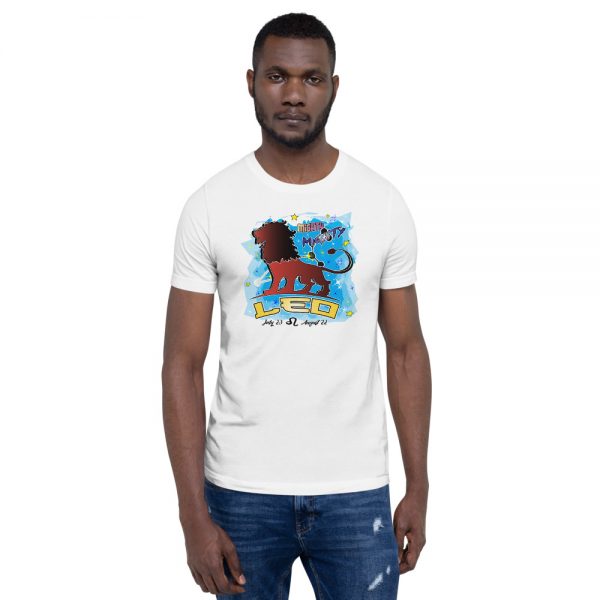 Leo Short-Sleeve Unisex Zodiac T-Shirt