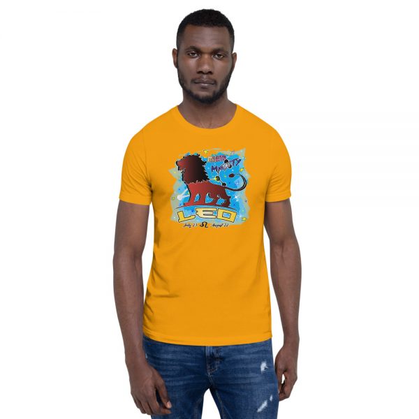 Leo Short-Sleeve Unisex Zodiac T-Shirt