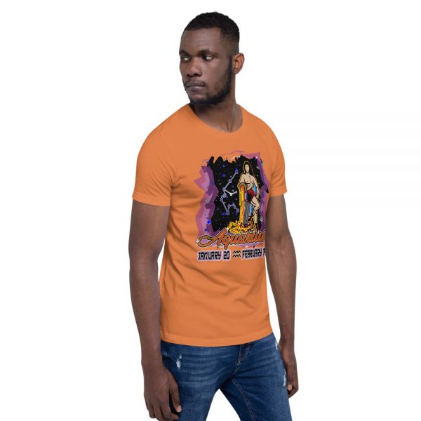 Aquarius Short-Sleeve Unisex Zodiac T-Shirt