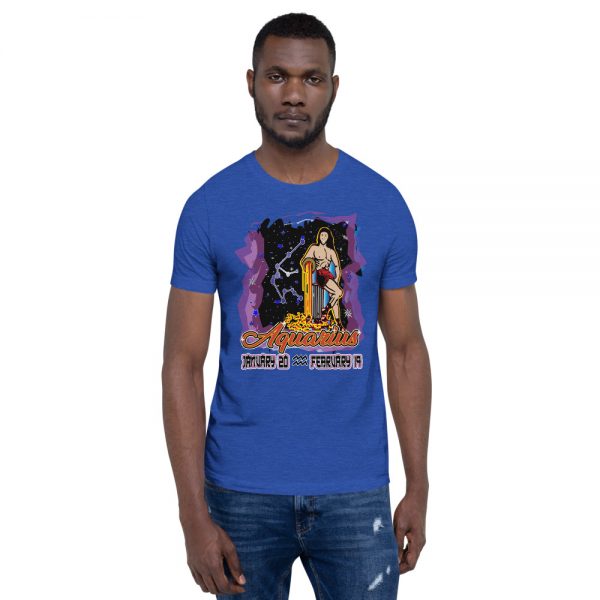 Aquarius Short-Sleeve Unisex Zodiac T-Shirt