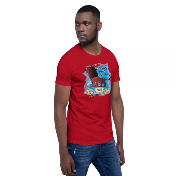 Leo Short-Sleeve Unisex Zodiac T-Shirt