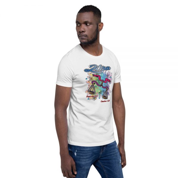 Libra Short-Sleeve Unisex Zodiac T-Shirt