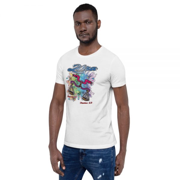 Libra Short-Sleeve Unisex Zodiac T-Shirt