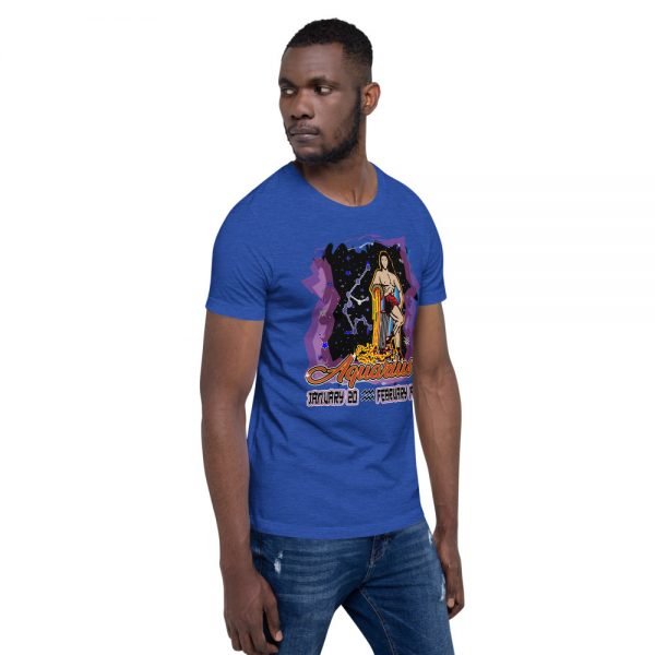 Aquarius Short-Sleeve Unisex Zodiac T-Shirt