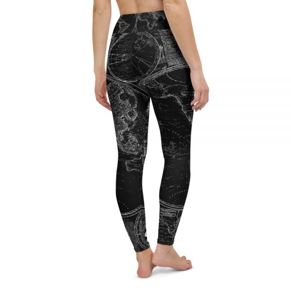 World Map Yoga Leggings