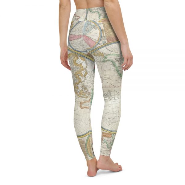 World Map Yoga Leggings