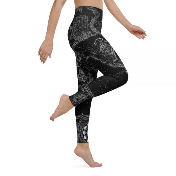 World Map Yoga Leggings