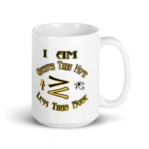 Less Than None, White, Mug