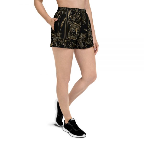 Egyptian Women’s Athletic Short Shorts