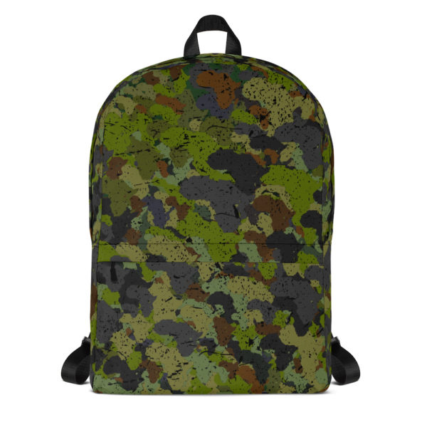 Afro Camo Green Distress Backpack