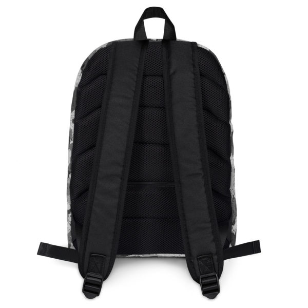 Afro Camo Black Distress Backpack