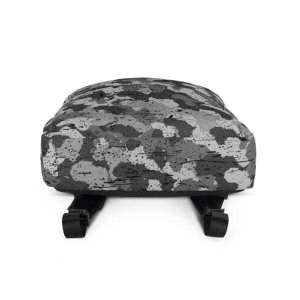 Afro Camo Black Distress Backpack