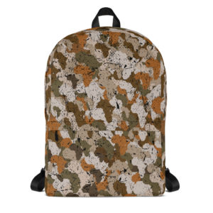 Afro Camo Sand Distress Backpack