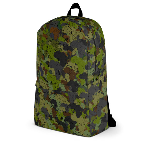 Afro Camo Green Distress Backpack