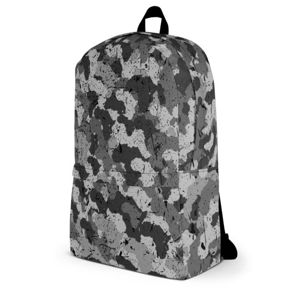 Afro Camo Black Distress Backpack