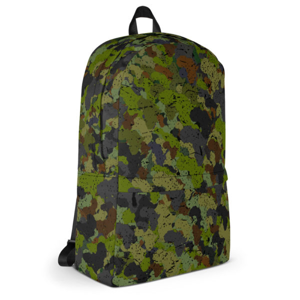 Afro Camo Green Distress Backpack