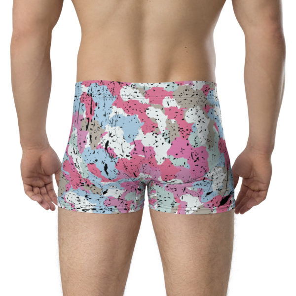 Afro Camo Blue Boxer Briefs