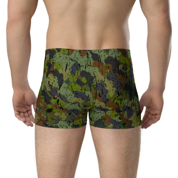 Afro Camo Green Distress Boxer Briefs