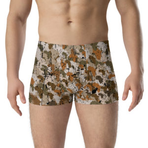 Afro Camo Sand Distress Boxer Briefs