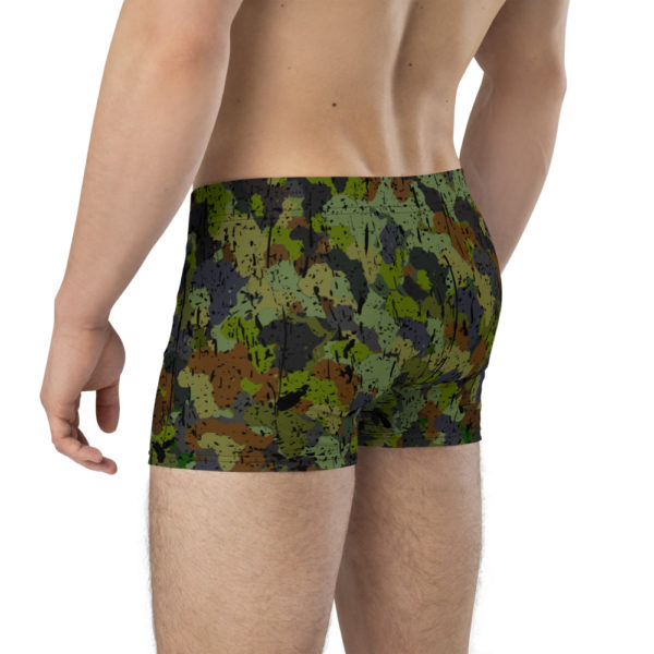 Afro Camo Green Distress Boxer Briefs