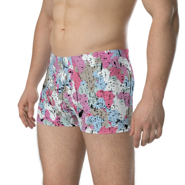 Afro Camo Blue Boxer Briefs