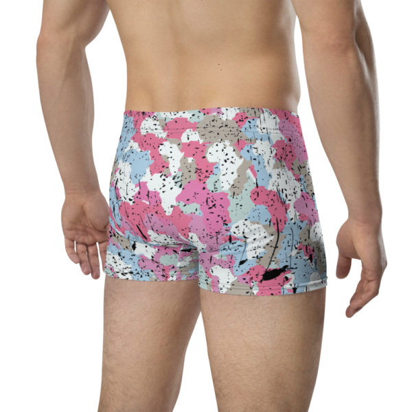 Afro Camo Blue Boxer Briefs