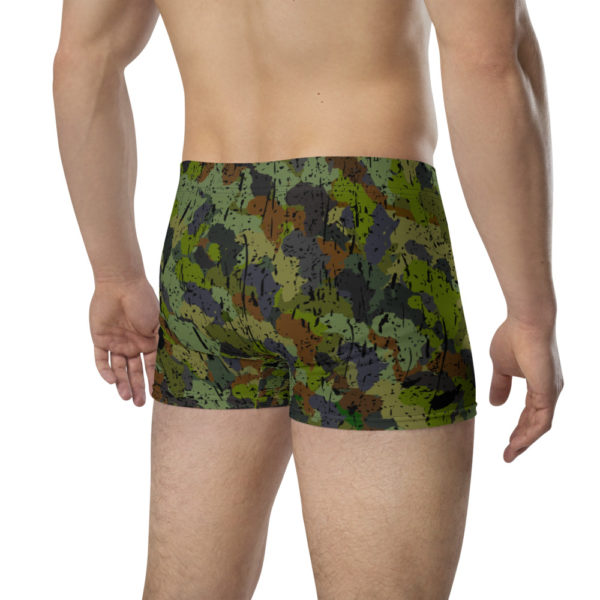 Afro Camo Green Distress Boxer Briefs