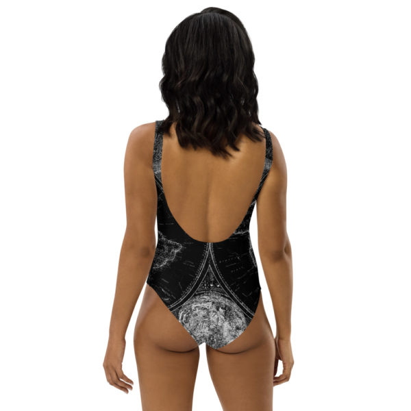 World Map One-Piece Swimsuit