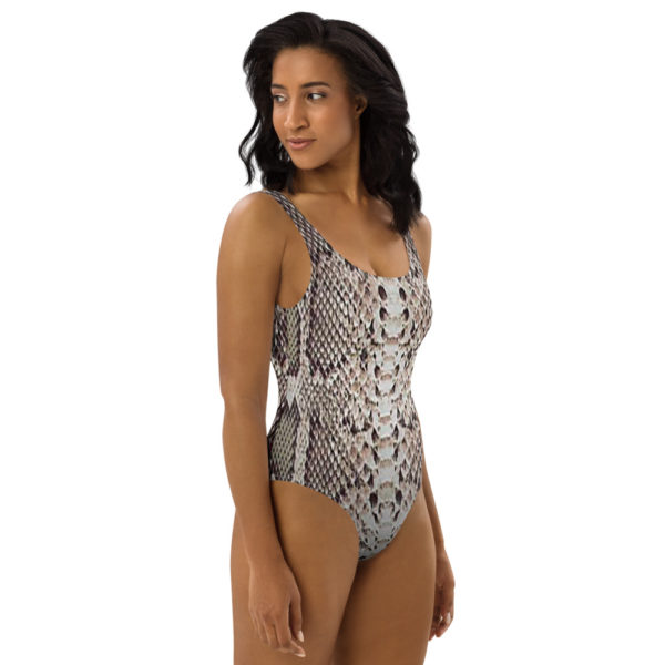 Snake Skin One-Piece Swimsuit