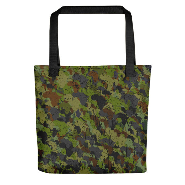 Afro Camo Green Tote Bag