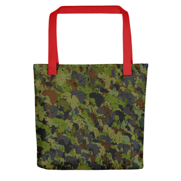 Afro Camo Green Tote Bag