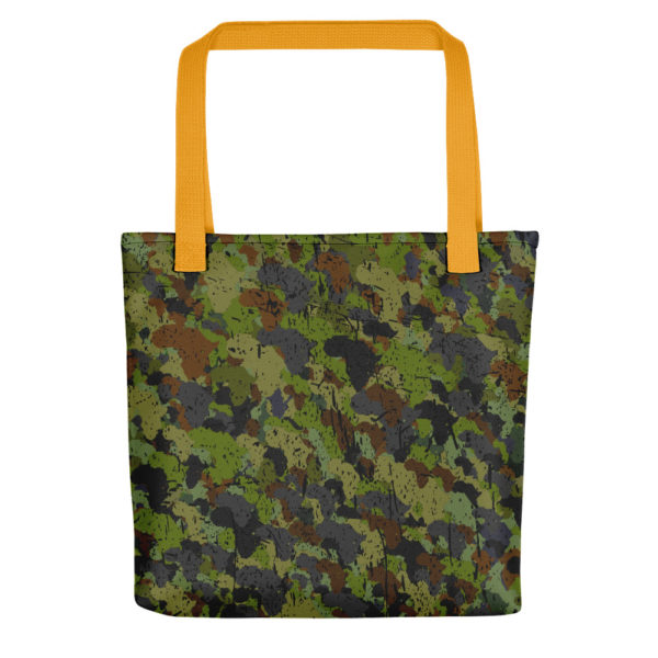 Afro Camo Green Tote Bag