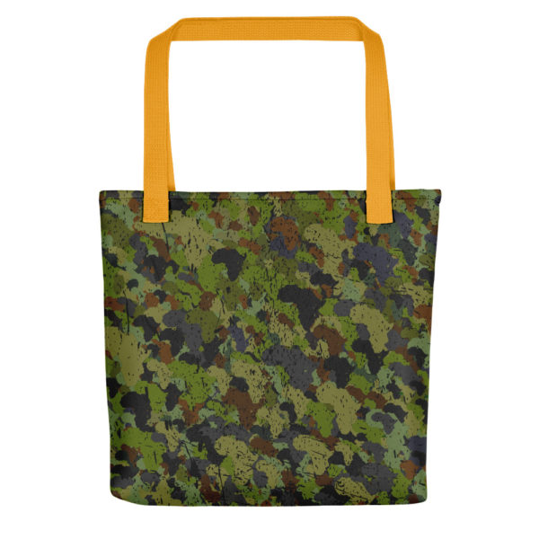 Afro Camo Green Tote Bag