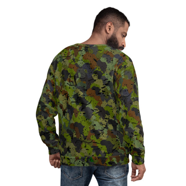 Afro Camo Green Unisex Sweatshirt