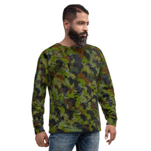 Afro Camo Green Unisex Sweatshirt