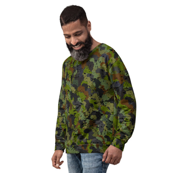 Afro Camo Green Unisex Sweatshirt