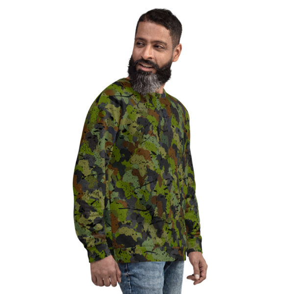 Afro Camo Green Unisex Sweatshirt