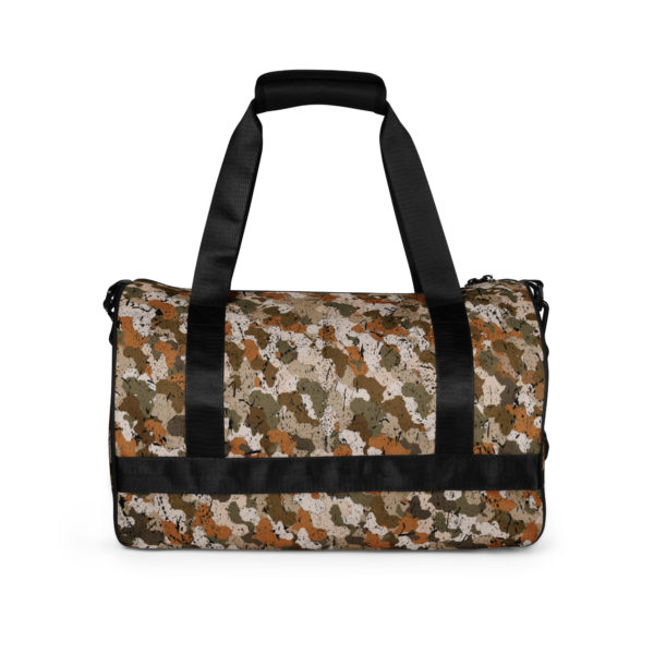 Afro Camo Sand Distressed Gym Bag