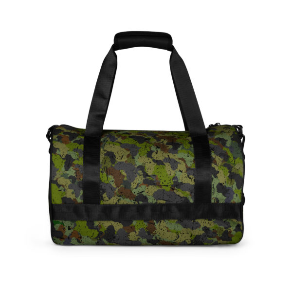 Afro Camo Green Distress Gym Bag