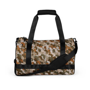 Afro Camo Sand Distressed Gym Bag