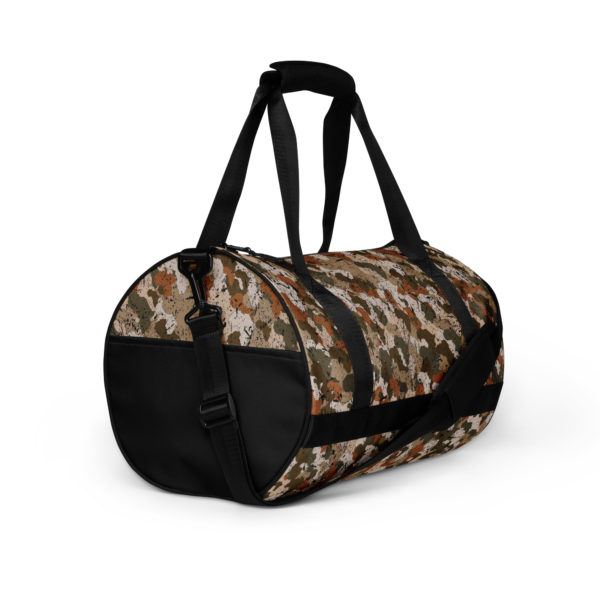 Afro Camo Sand Distressed Gym Bag