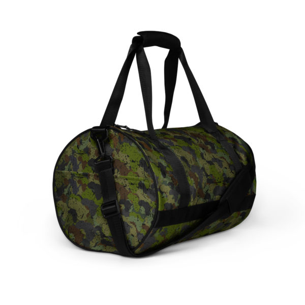 Afro Camo Green Distress Gym Bag