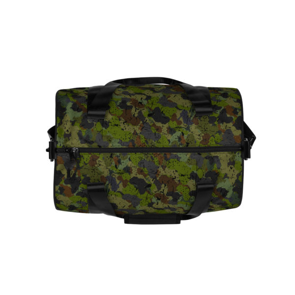 Afro Camo Green Distress Gym Bag