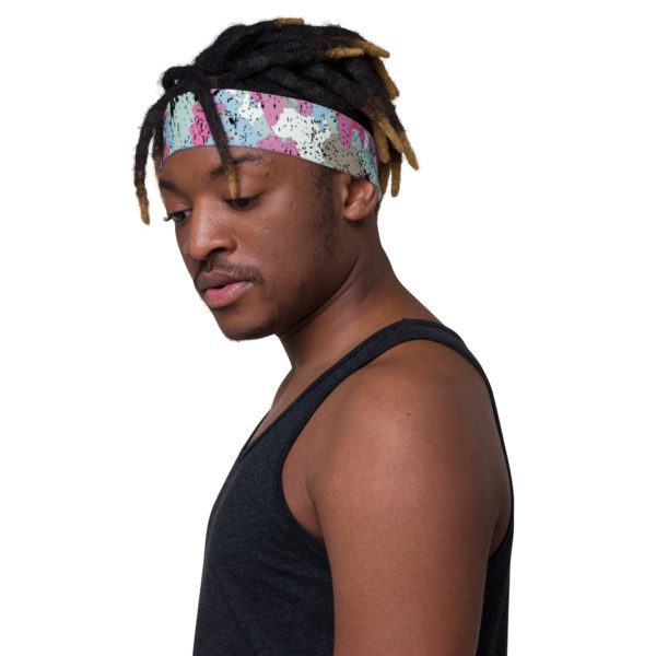 Afro Camo Blue Headband