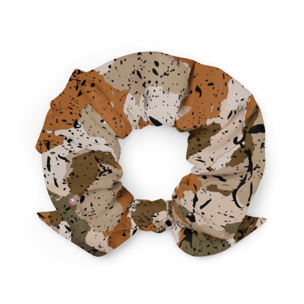 Afro Camo Sand Scrunchie